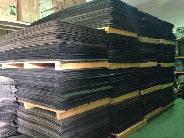 Pallet of 10 Anti Fatigue Matting 6x4 ft Rubber Matting, 10mm